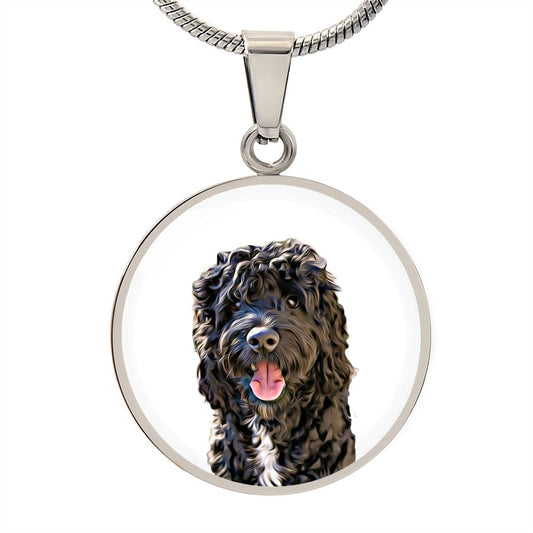 pet portrait necklace