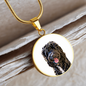 pet portrait necklace