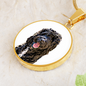 pet portrait necklace